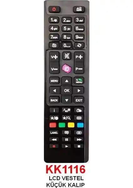 Swat Vestel Smart LED TV Uyumlu Mini Uzaktan Kumanda Ergonomik ve Kompakt Tasarım