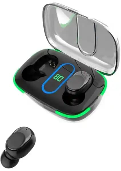 Torima Y90 Bluetooth 5.3 Şarj Göstergeli TWS Kulak İçi Kulaklık Siyah - Dayanıklı ve Konforlu