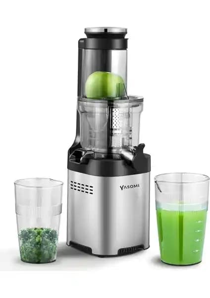 Yasomi Fruitforce 8 Segment 180W Katı Meyve ve Sebze Sıkacağı ile Yüksek Verimli Meyve Suyu