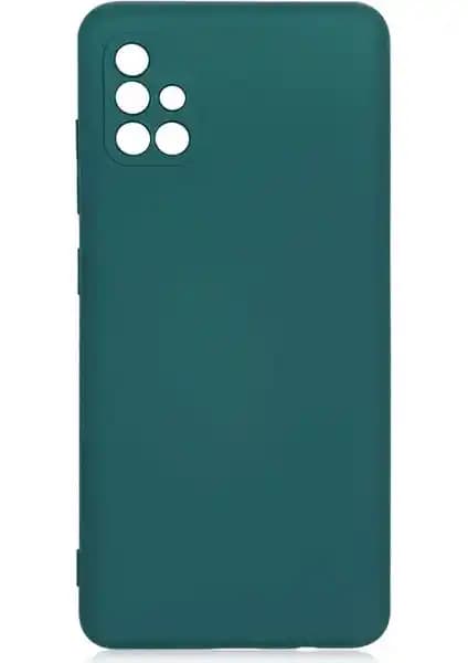 Zore Galaxy A51 Kılıf Mara Lansman Kapak - Koyu Yeşil, Dayanıklı ve Şık Koruma