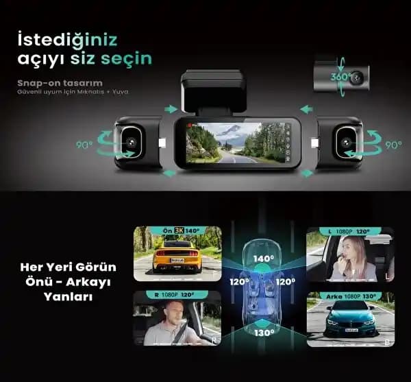 360 G980H Araç Kamerası ile Gelişmiş Güvenlik ve Teknoloji Çözümleri
