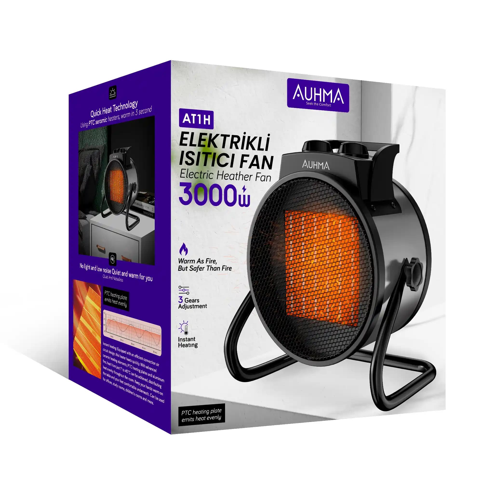 Auhma Fanlı Isıtıcılar: Hızlı ve Pratik Isıtma Çözümleri ile Konforu Artırın
