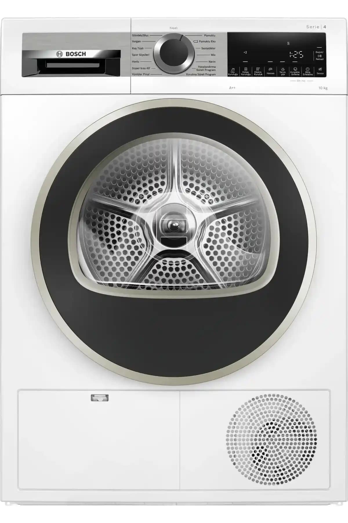 Bosch 10 Kg Kapasiteli Kurutma Makinesi: Enerji Verimli ve Kullanıcı Dostu Çözüm