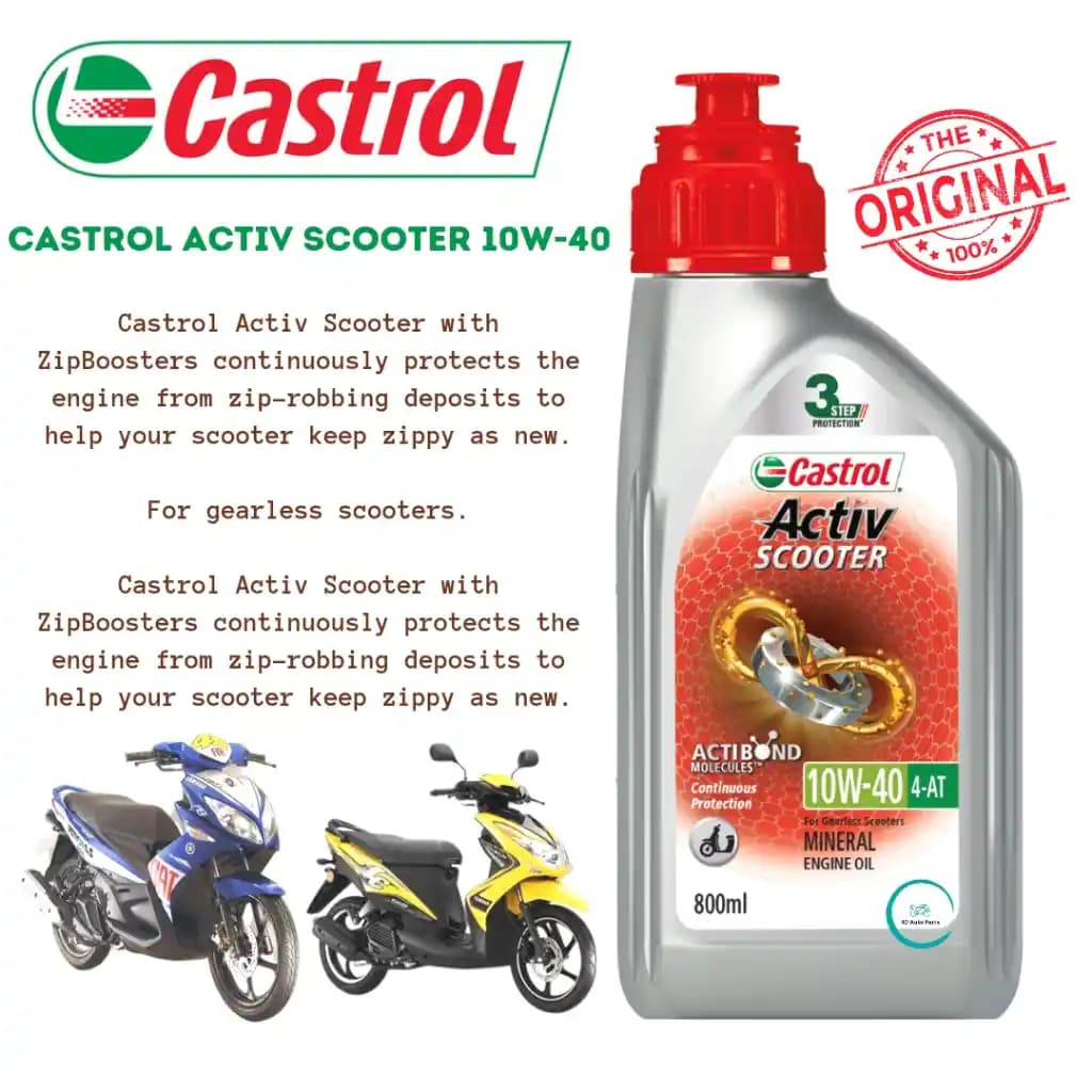 Castrol Scooter Yağı ile Motor Performansını Artıran Güçlü ve Güvenilir Çözüm