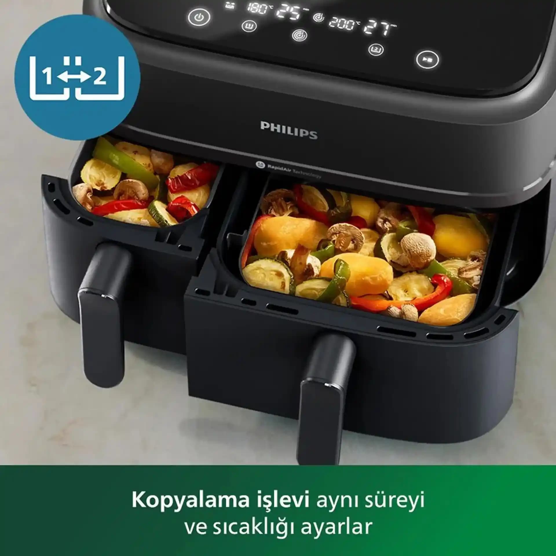 Çift Airfryer Teknolojisi: Modern Mutfaklarda Çok Fonksiyonlu Pişirme Çözümü