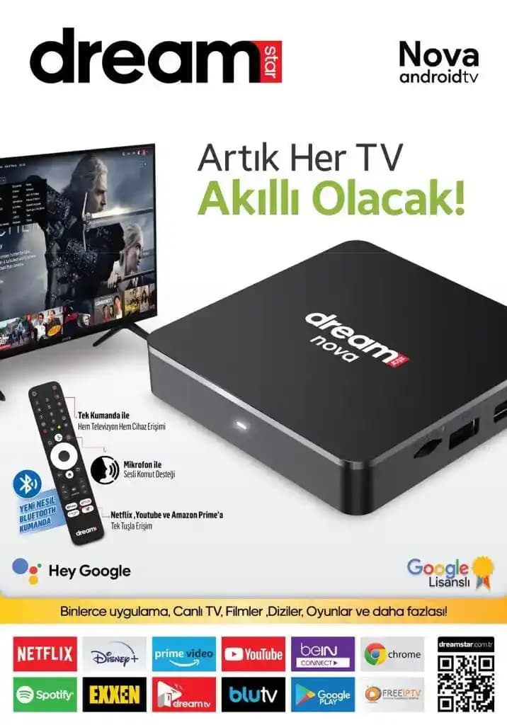 Dreamstar Nova 4K Televizyonu Yüksek Çözünürlük ve Netlik Sunan Modern Ekran Teknolojisi