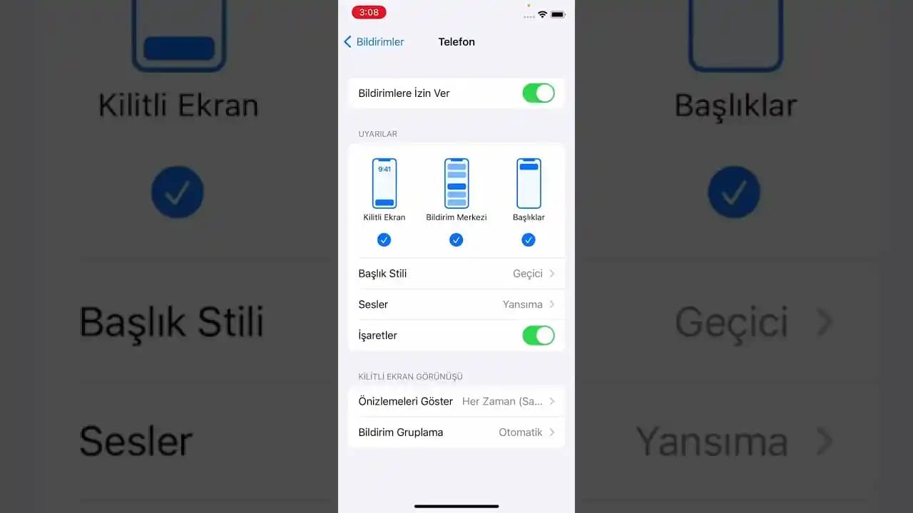 iPhone'da Kilit Ekranı Bildirimlerini Gizleme ve Gizlilik Ayarları Rehberi