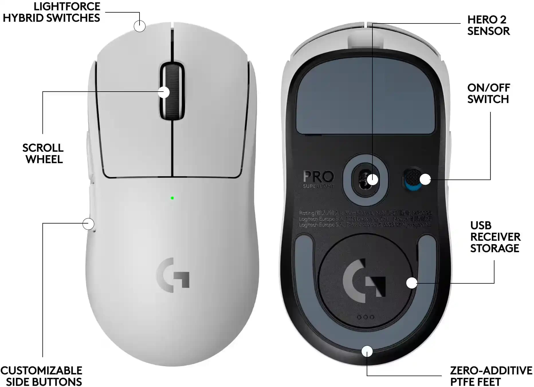 Logitech G Pro X Superlight: Hafif ve Yüksek Performanslı Kablosuz Gaming Mouse Özellikleri