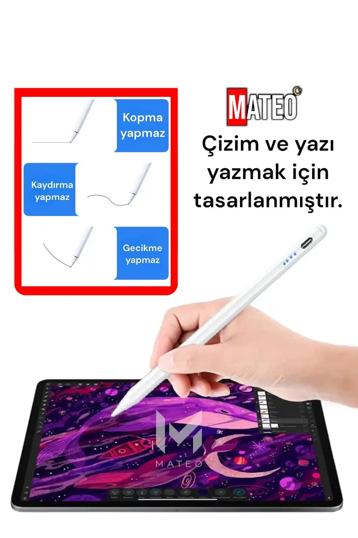 Mateo Dokunmatik Kalem: Hassasiyet ve Ergonomiyle Elektronik Cihazlar İçin Yenilikçi Çözüm