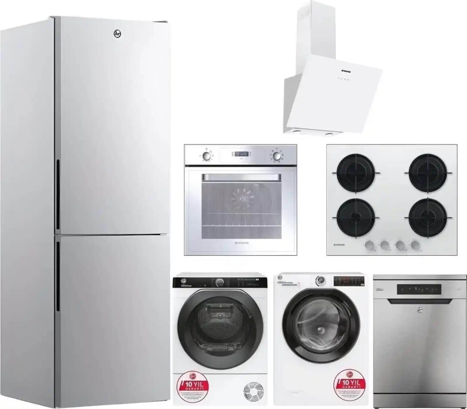 Modern Evler İçin Enerji Verimli Buzdolabı ve Çamaşır Makinesi Setleri