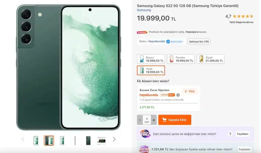 Samsung Galaxy S22 Ekran Boyutu ve Özellikleri Hakkında Detaylı Bilgi