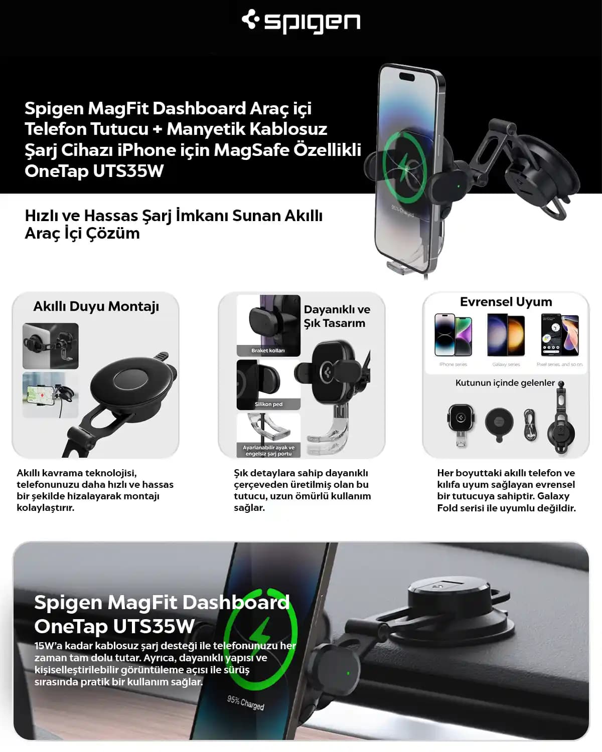 Spigen Araç İçi Telefon Tutucu ve Aksesuarları: Güvenlik ve Konfor Sağlayan Çözümler