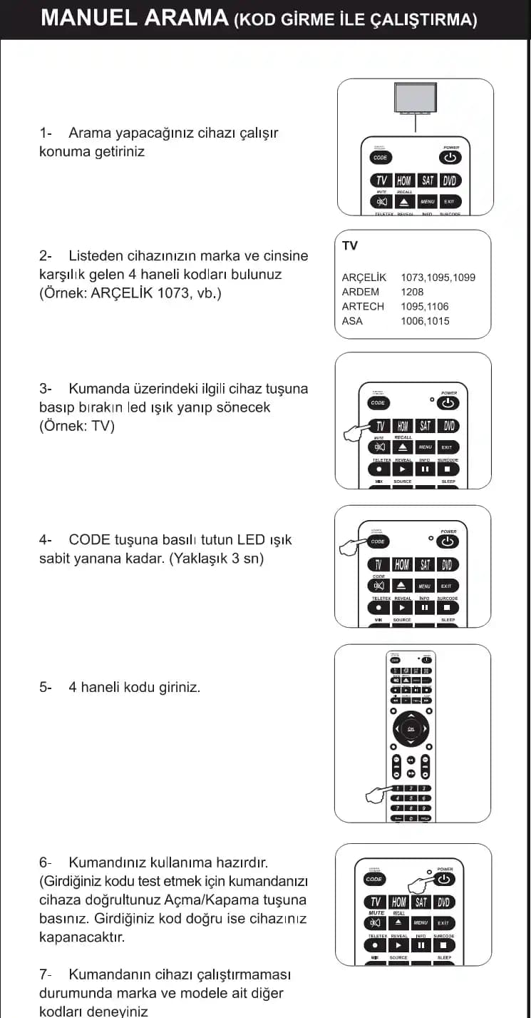 Wicom Akıllı Kumanda Kod Listesi ve Kullanım İpuçları Rehberi