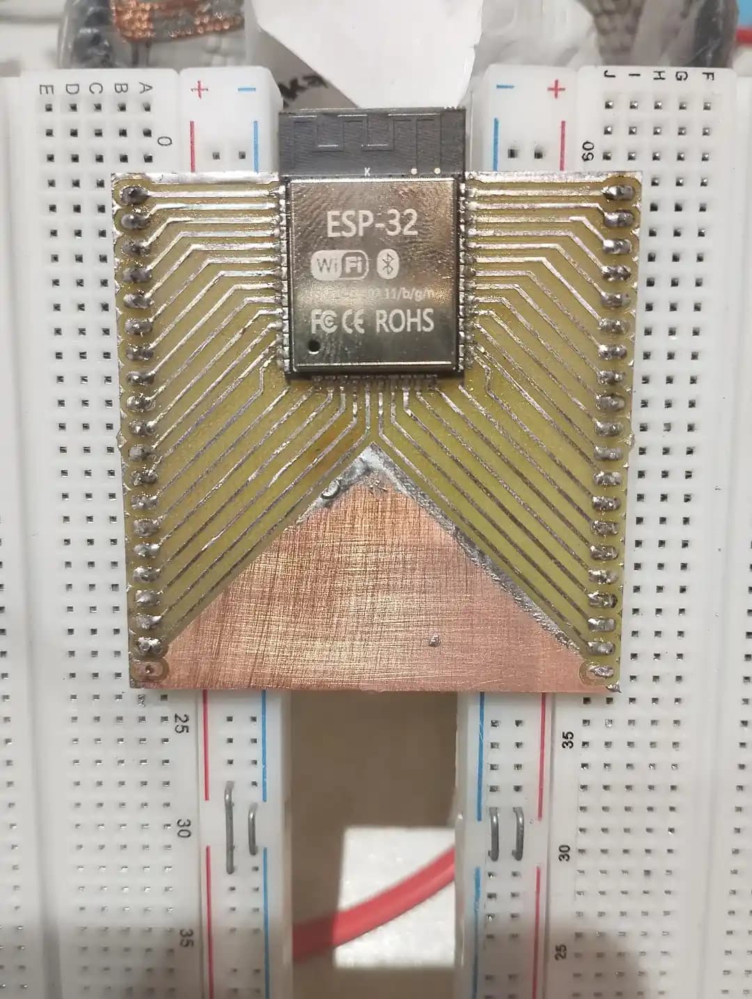 CNC3018S ile İlk PCB Üretimi ve ESP32-WROOM-32 Montajı Programlama Süreci