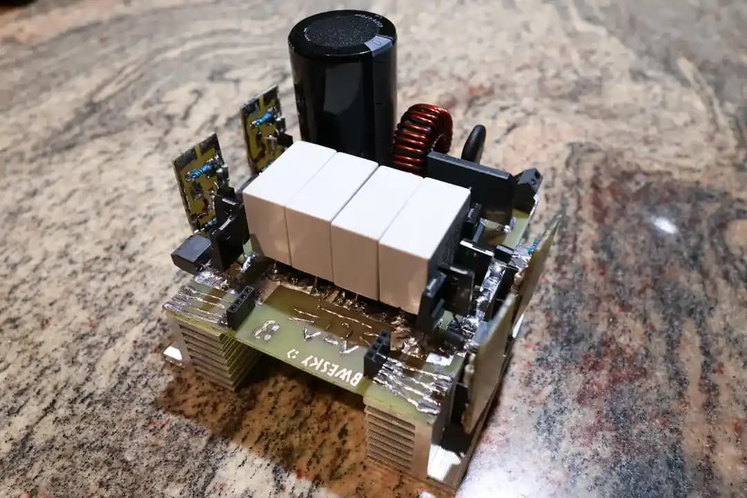 SiC MOSFETlerle Elle Çizilen PCB Üzerinde Tam Köprü İnvertör Tasarımı ve Uygulaması