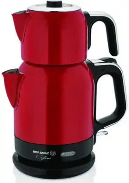 Korkmaz Çaytema KırmızıKrom ve Tefal Magic Tea XL Elektrikli Çaydanlık Karşılaştırması