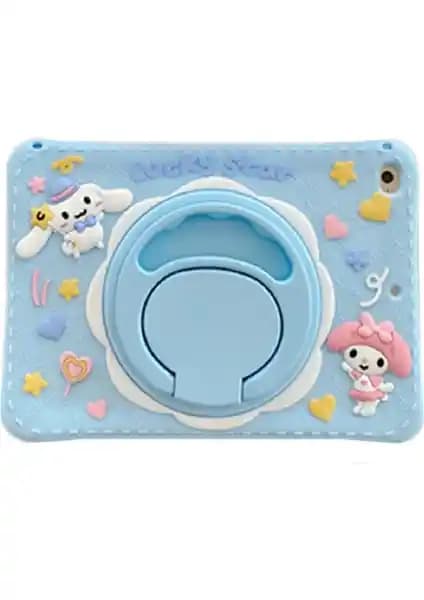 Apple iPad 5. Nesil 9.7 İnç 2017 için Silikon Kılıf Güçlü Koruma ve Eğlenceli Tasarım