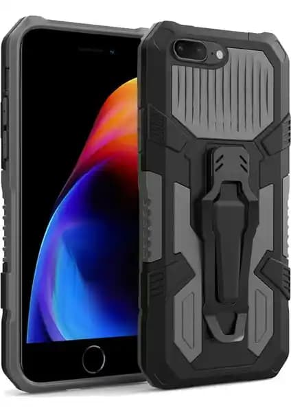Apple iPhone 8 Plus için yüksek koruma ve şık tasarıma sahip zırh tank kılıfı