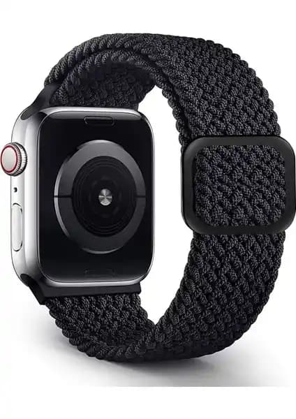 Apple Watch 10 42mm için şık ve fonksiyonel örgü tokalı saat kayışı