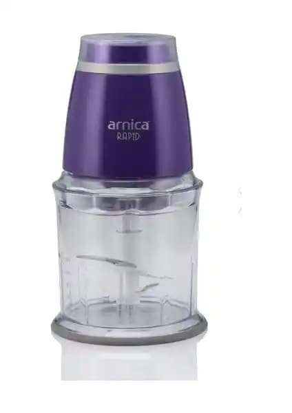 Arnica Rapid GH21103 Mini Hazneli Doğrayıcı Mor: Günlük Kullanım İçin Pratik ve Kompakt Mutfak Aleti
