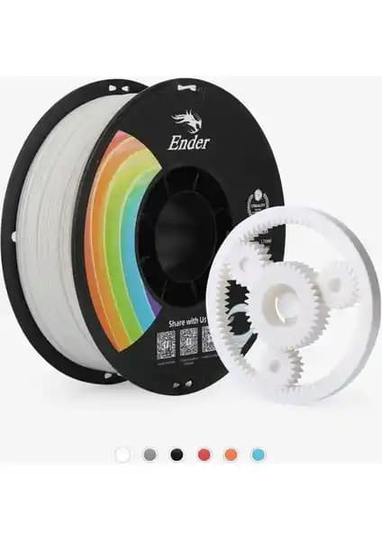 Creality Ender Pla+ Beyaz Filament 1.75mm 1kg Yüksek Kalite ve Dayanıklılık