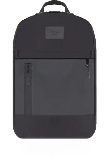 D'Vers Siyah 3 Bölmeli Su Geçirmez Laptop Sırt Çantası 15.6-16.9 İnç Uyumlu ve Dayanıklı Tasarım