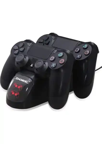 Dobe PS4 Dualshock 4 Göstergeli Şarj Stand Kiti: Hızlı ve Güvenli Denetleyici Şarj Çözümü