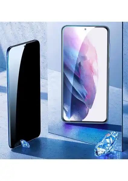 Fibaks Tam Kapatan ve Tamperli Cam Ekran Koruyucu Samsung Galaxy S24 Plus için