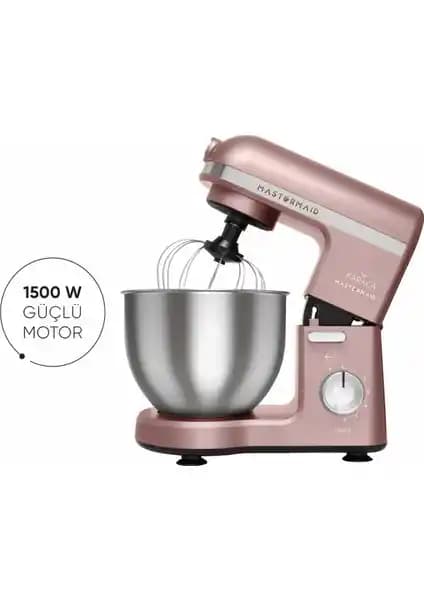 Karaca Mastermaid Chef Stand Mikser Rosegold: Güçlü ve Çok Yönlü Mutfak Aleti