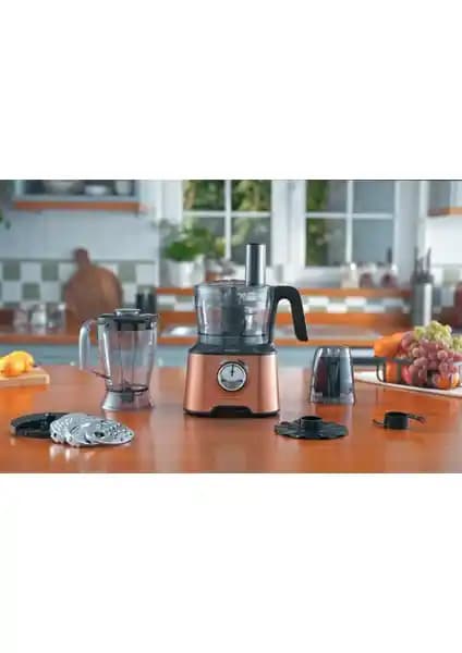 Karaca Mastermaid Power 10 in 1 Bronzy Mutfak Robotu: Çok Fonksiyonlu ve Güçlü Mutfak Yardımcısı