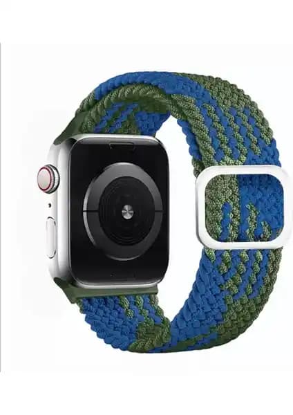 MobaxAksesuar Apple Watch 42mm ve 44mm için Şık ve Ayarlanabilir Örgü Kayış