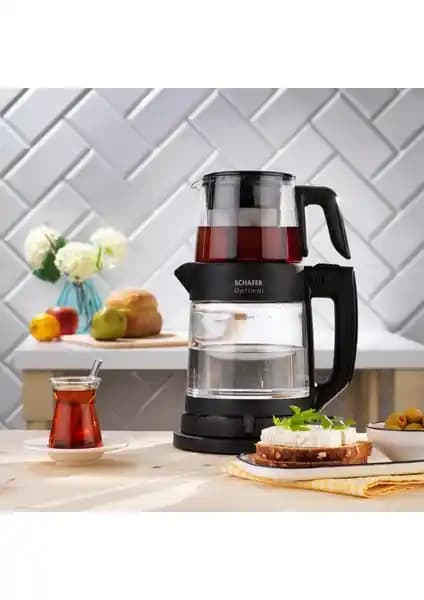 Schafer Elektrikli Cam Çay Makinesi Modern Tasarım ve Fonksiyonellik Sunar