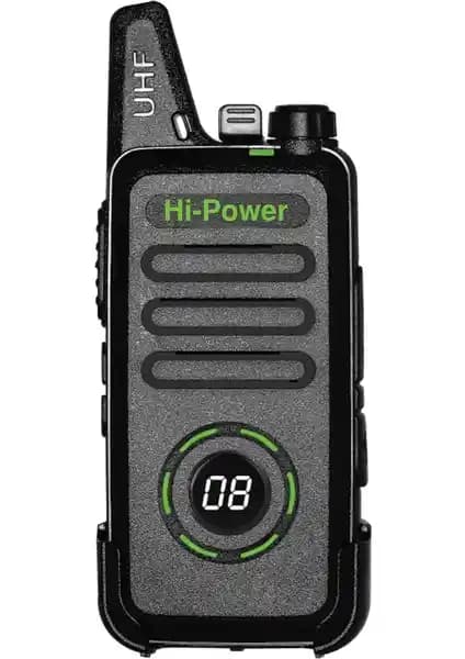 Teknoben Hi-Power Ekranlı Uzak Mesafe El Telsizi: Dayanıklı ve Yüksek Performanslı İletişim Çözümü