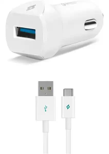 Ttec SpeedCharger QC 3.0 Araç Şarj Aleti ve USB-C Kablo ile Hızlı ve Güvenilir Şarj Deneyimi
