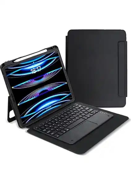 Apple iPad 9. Nesil için dayanıklı ve fonksiyonel 2-in-1 koruma kılıfı ve klavye çözümü