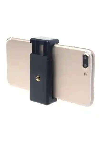 Asfal Tripod Bağlantılı Telefon Tutucu Aparat Mobil Fotoğrafçılığı Geliştiren Pratik Çözüm