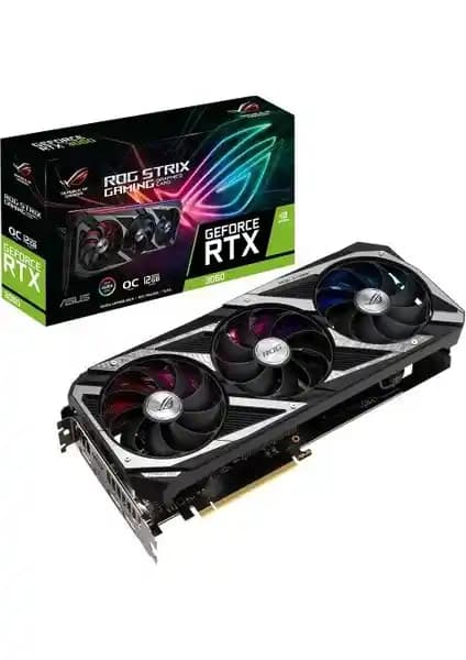Asus GEFORCE ROG RTX 3060 12GB: Yüksek Performans ve Gelişmiş Soğutma Teknolojileriyle Oyun Deneyimini Yeniden Tanımlıyor