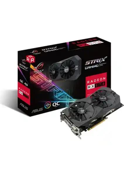 ASUS ROG STRIX AMD Radeon RX 570 4GB OC: Yüksek Performans ve Gelişmiş Soğutma Özellikleri