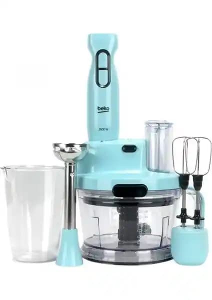Beko Rhb 2910 M Mavi 1000 W Çok Fonksiyonlu Blender Seti Modern Mutfaklar İçin Uygun