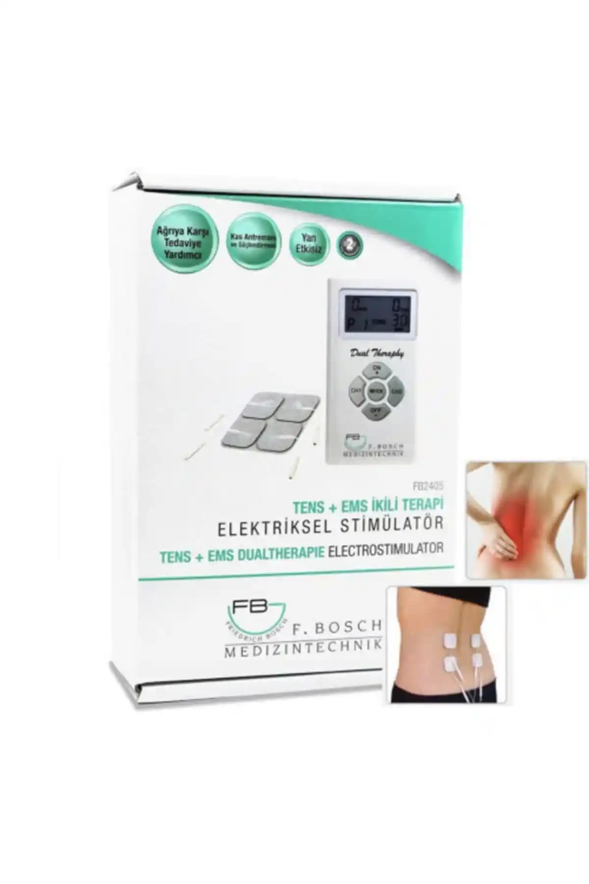 Bosch F. Fb 2405 Tens + Ems Elektriksel Stimülatör: Kas Ağrısı ve Ödem Tedavisinde Kullanım