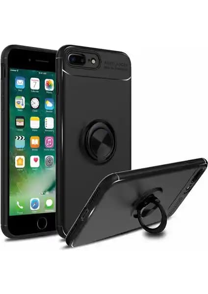 Case 4U Apple iPhone 7-8 Plus Kılıf Yüzüklü Darbeye Dayanıklı ve Şık Tasarım