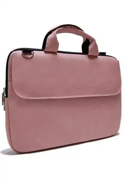 D'Vers Pudra MacBook 15.6 İnç Darbeye Karşı Koruma Laptop Çantası Günlük Kullanım