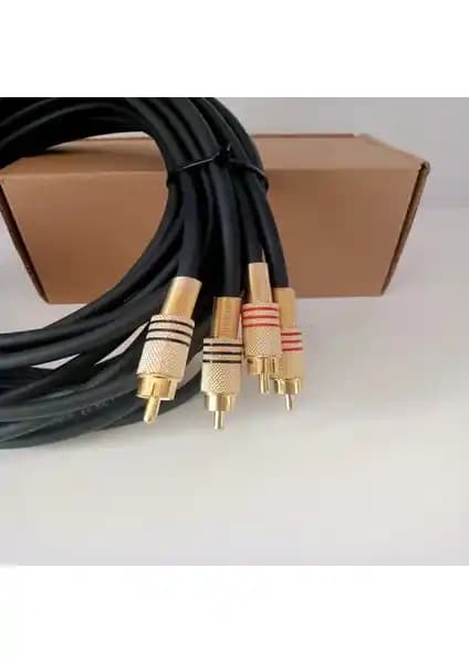 Emek RCA Kablosu: Yüksek Ses Kalitesi ve Dayanıklılık Sunan El Yapımı Ses Kablosu