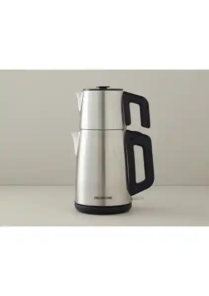 English Home Cmk 6010 Inox Siyah Çay Makinesi Günlük Kullanım İçin Pratik ve Şık Tasarım