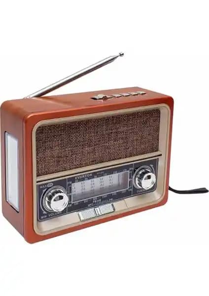Everton RT-305 Nostaljik Radyo ve Bluetooth Özellikleriyle Çok Fonksiyonlu Taşınabilir Radyo