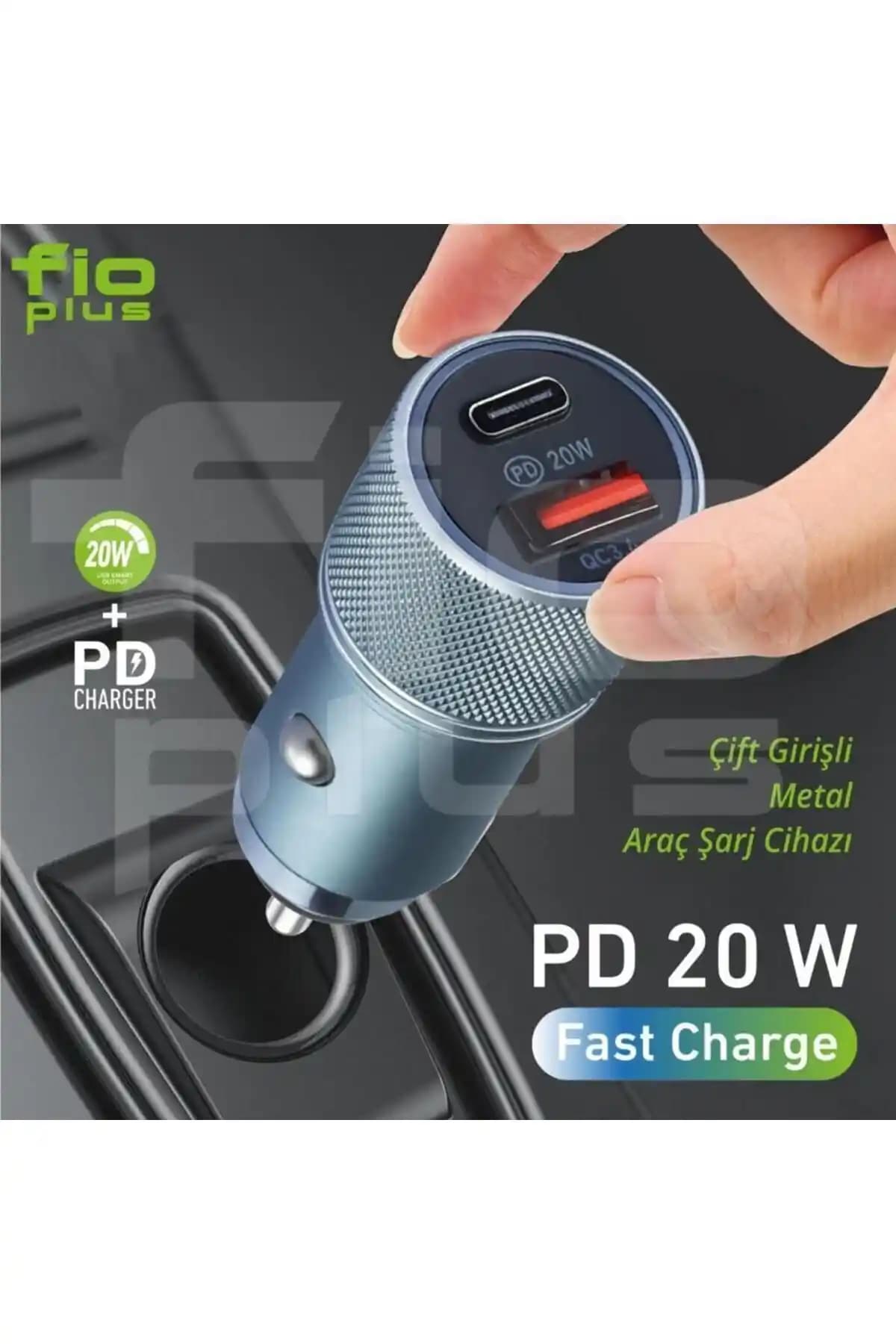 FİOPLUS Raç Çakmaklık Şarj Aleti: Hızlı ve Güvenli Çoklu Cihaz Şarj Çözümü