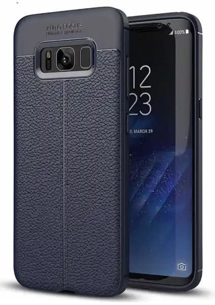 Galaxy S8 için Darbeye Dayanıklı Deri Kılıf Kamera Koruma Özelliğiyle Güvenli Koruma