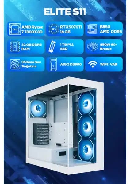 Game Garaj Elite S11: Yüksek Performanslı Oyun Bilgisayarı ve Özellikleri