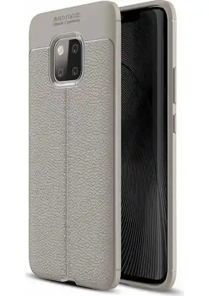 Huawei Mate 20 Pro için Şık ve Koruyucu Deri Görünümlü Silikon Kılıf Ürün İncelemesi