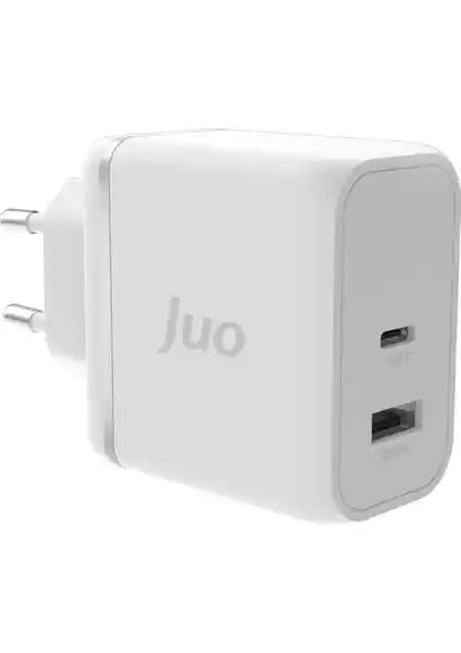Juo 65W GaN USB-C ve USB-A Şarj Cihazı: Güçlü ve Taşınabilir Hızlı Şarj Çözümü